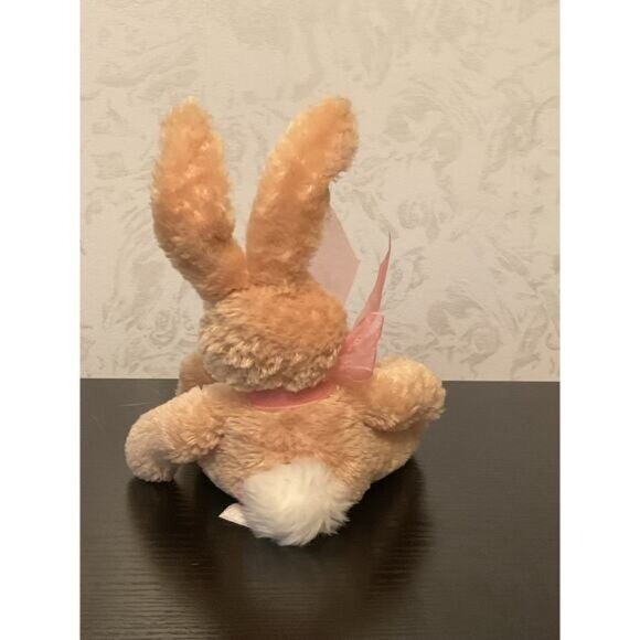 Gund Binker Easter Bunny Rabbit Plush With Pink Bow Stuffed Animal - Picture 3 of 4